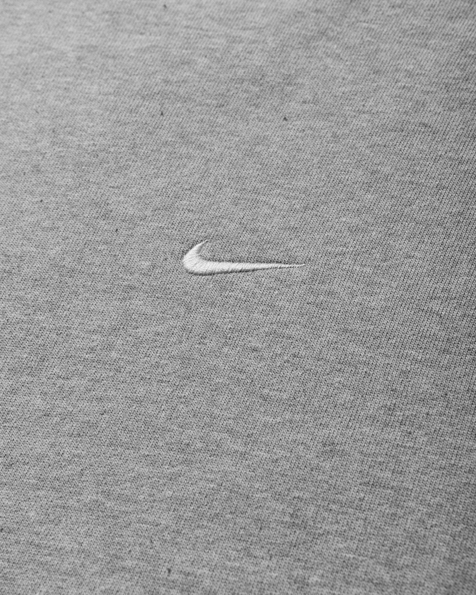 Men's Solo Swoosh Crewneck Sweatshirt Dark Grey Heather