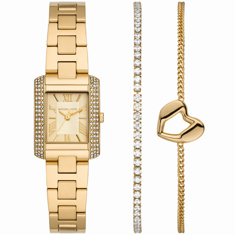 Michael Kors Emery MK7510SET Gift Set stainless steel watch clasp High quality stainless steel watch