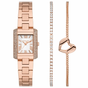 Michael Kors Emery MK7512SET Gift Set stainless steel watch clasp High quality stainless steel watch