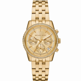Michael Kors Mini Ritz MK7530 Multi-Function stainless steel watch clasp High quality stainless steel watch