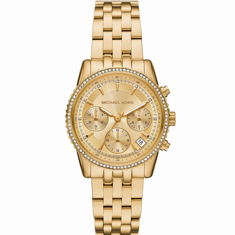 Michael Kors Mini Ritz MK7530 Multi-Function stainless steel watch clasp High quality stainless steel watch