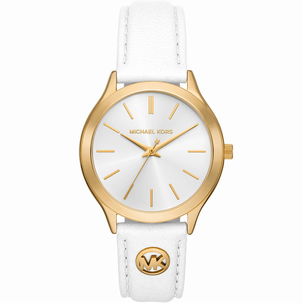 Michael Kors Slim Runway MK7466 Affordable Leather Watch Leather Watch Discount