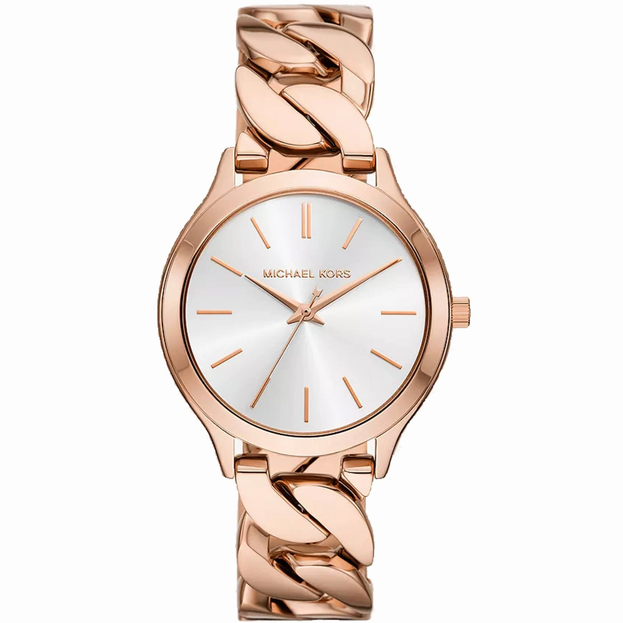Michael Kors Women's Watch - Runway White Dial Plated Steel Bracelet | MK7473 Luxury Quartz Watch Quartz Watch Sale