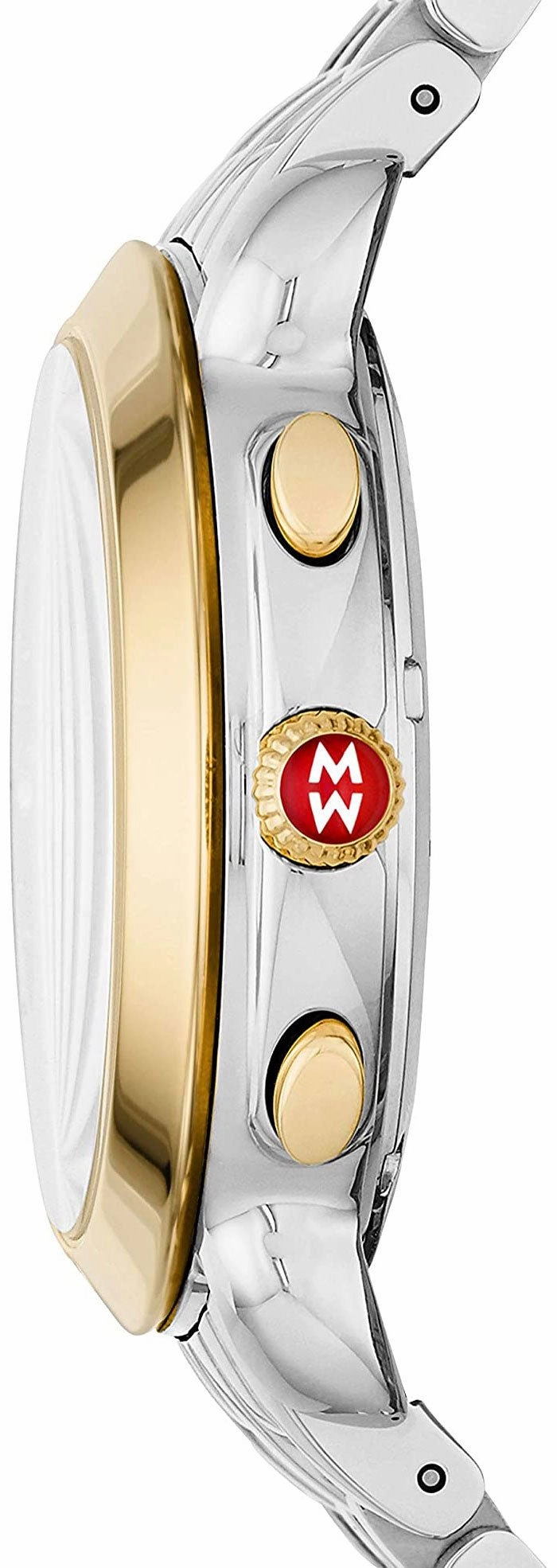 Michele Sidney Chronograph Diamond Two-Tone Womens Watch MWW30A000022