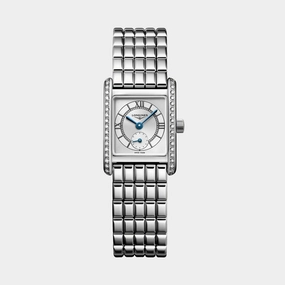 Mini Dolcevita Women Quartz Sunray Silver Dial Analog Stainless Steel Watch L52000756 women watches best women watches affordable women's watches branded women watches