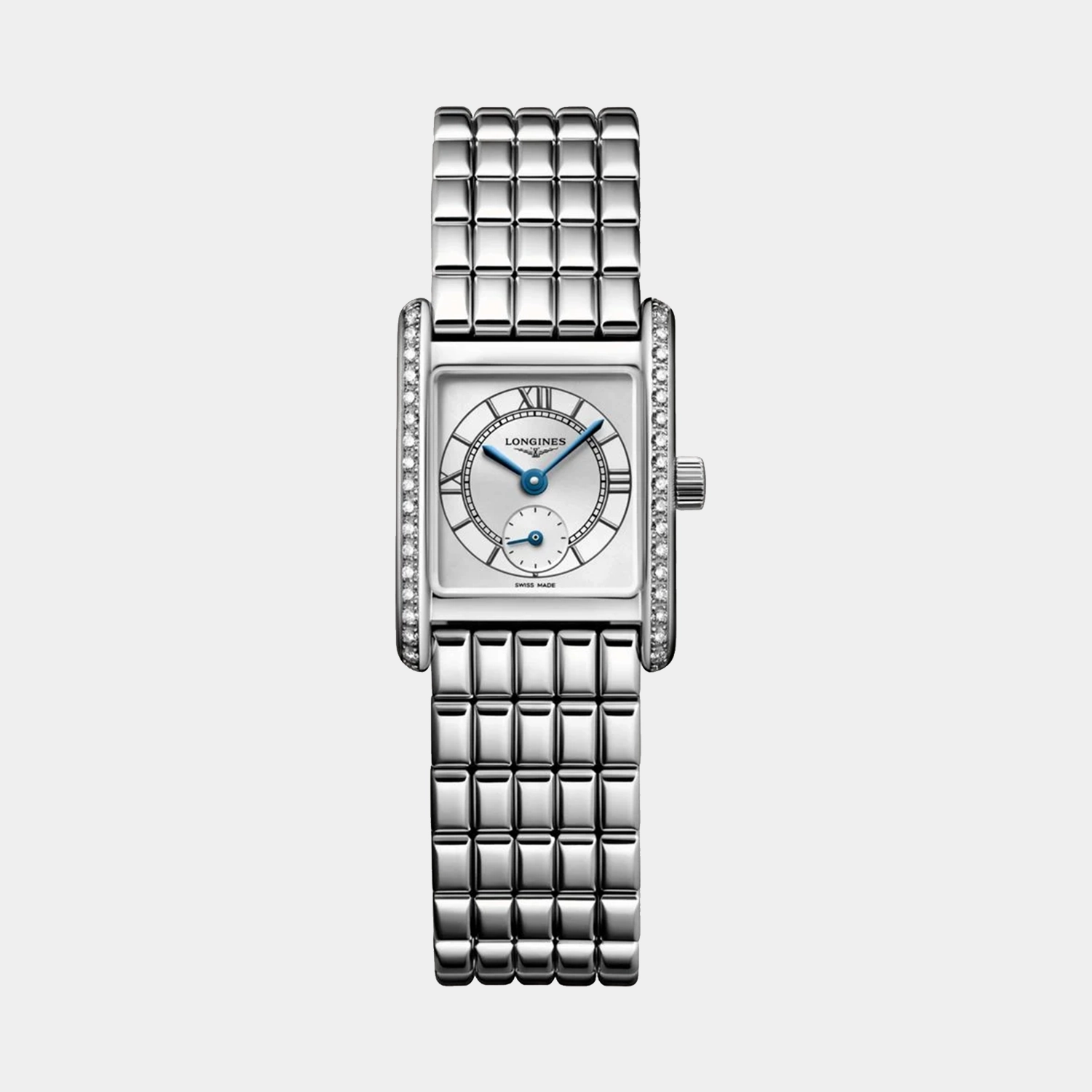 Mini Dolcevita Women Quartz Sunray Silver Dial Analog Stainless Steel Watch L52000756 women watches best women watches affordable women's watches branded women watches