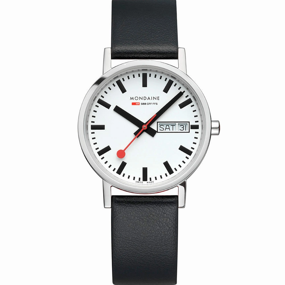 Mondaine A6673031411SBBV Classic Affordable Leather Watch Leather Watch Discount
