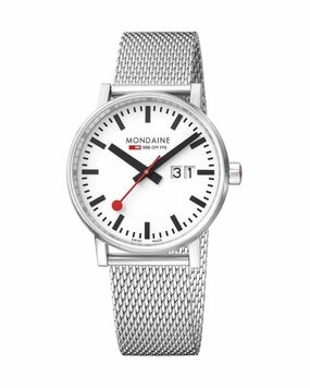 Mondaine Evo2 Big Date White Dial Watch MSE.40210.SM,quartz watch, quartz watches for men, quartz watches for women, best quartz watch, minimalist quartz watch, luxury quartz watch, waterproof quartz watch,analog quartz watch, digital quartz watch,affordab