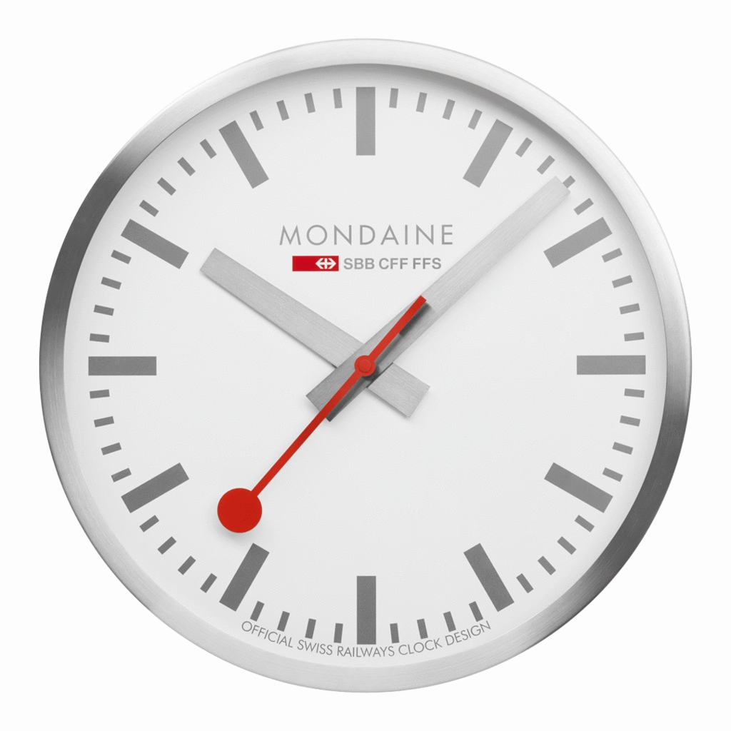 MONDAINE OFFICIAL SWISS RAILWAYS WALL CLOCK,quartz watch, quartz watches for men, quartz watches for women, best quartz watch, minimalist quartz watch, luxury quartz watch, waterproof quartz watch,analog quartz watch, digital quartz watch,affordable quartz