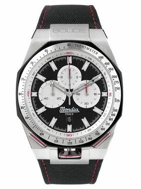 Mondia Bolide Scuderia - Men's Watch - MI-787-SS-1BKSL-CT Sports Watch for Men/Women Budget Sports Watch Luxury Sports Watch