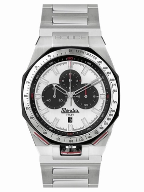 Mondia Bolide Scuderia - Men's Watch - MI-787-SS-2SLBK-CM Sports Watch for Men/Women Budget Sports Watch Luxury Sports Watch