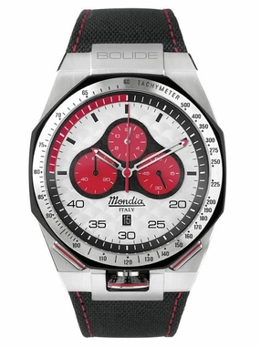 Mondia Bolide Scuderia - Men's Watch - MI-787-SS-3SLRD-CT Sports Watch for Men/Women Budget Sports Watch Luxury Sports Watch