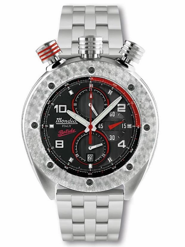 Mondia Bolide Sport - Men's Watch - MI-769-SS-3BKRD-CM Sports Watch for Men/Women Budget Sports Watch Luxury Sports Watch