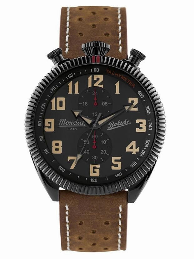 Mondia Bolide Vintage - Men's Watch - MI-782-BK-03BK-CP Sports Watch for Men/Women Budget Sports Watch Luxury Sports Watch