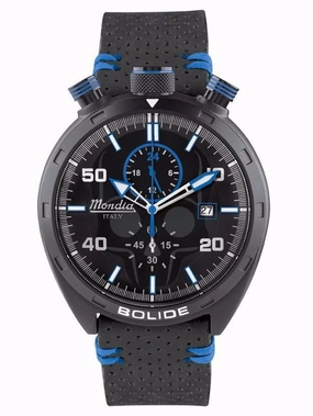 Mondia Italy Bolide Skull Men's Watch Blue MI-789-BK-BKBL-CP Sports Watch for Men/Women Budget Sports Watch Luxury Sports Watch