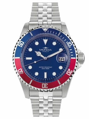 Mondia Madison Men's Watch - MI-785-SSBLRD-BL-GB Sports Watch for Men/Women Budget Sports Watch Luxury Sports Watch