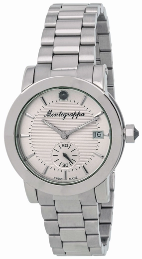 Montegrappa Nerouno Silver Dial Date Stainless Steel Quartz Women's Watch IDLNWA12 Women??s luxury watches Affordable women watches