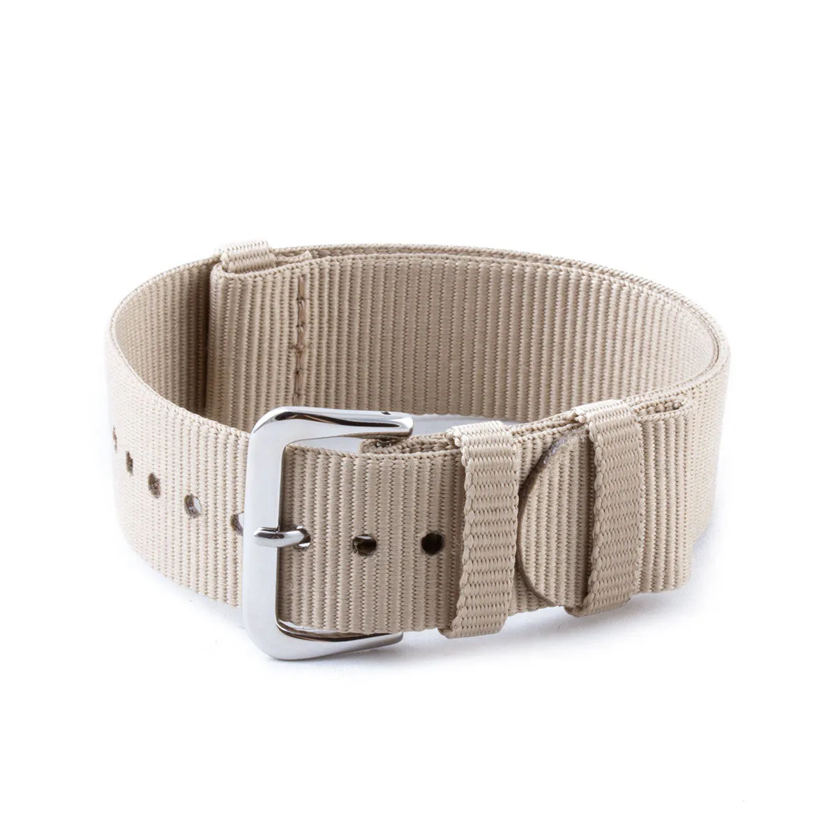 Natocean - Recycled-nylon nato strap (black, grey, white, beige, blue, brown, green, orange, yellow)