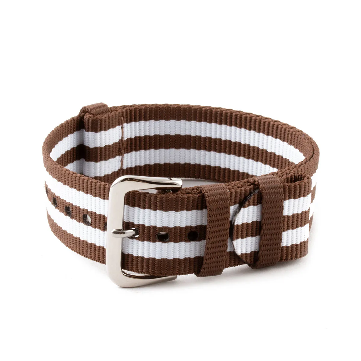 Natocean - Recycled-nylon nato strap (black, grey, white, beige, blue, brown, green, orange, yellow)