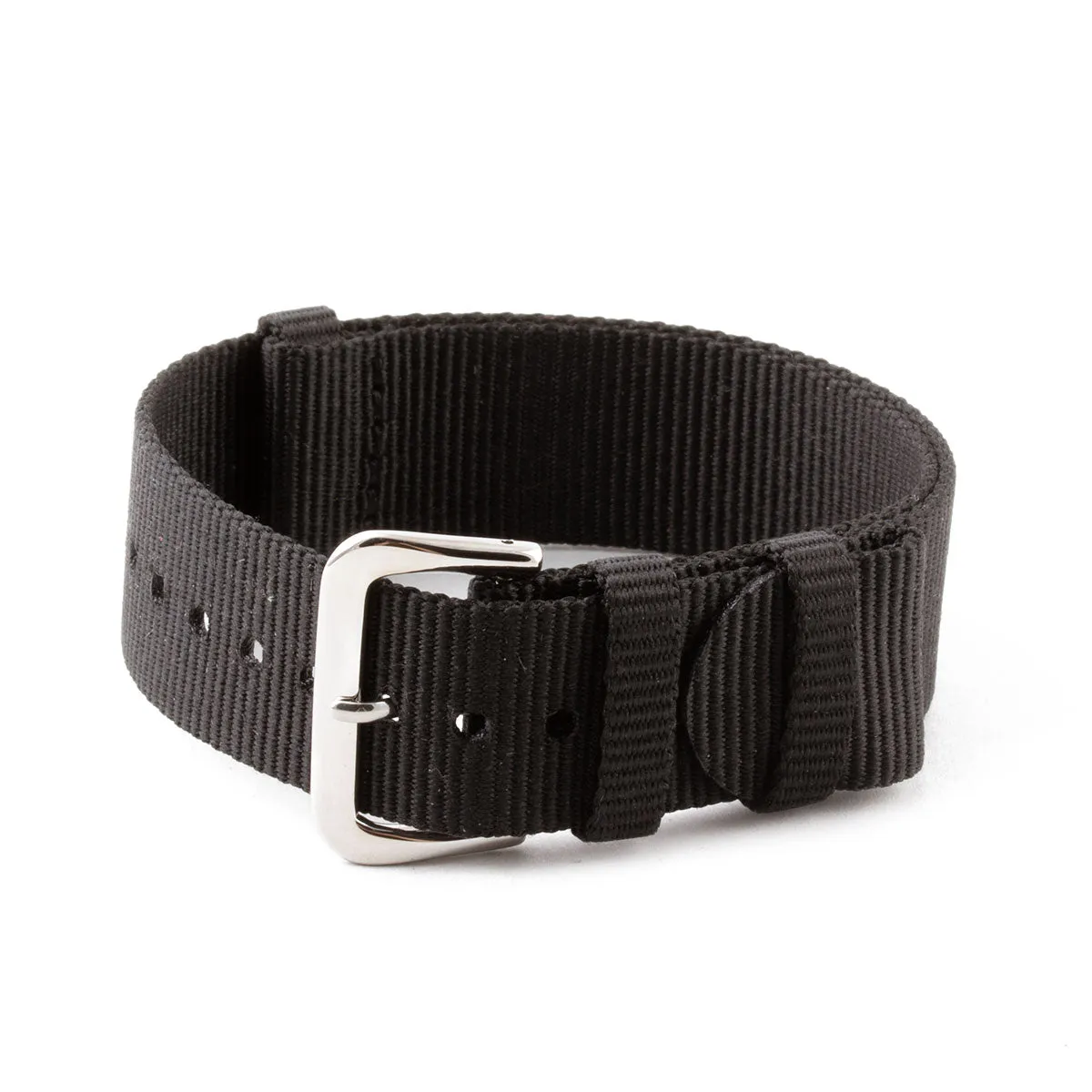 Natocean - Recycled-nylon nato strap (black, grey, white, beige, blue, brown, green, orange, yellow)