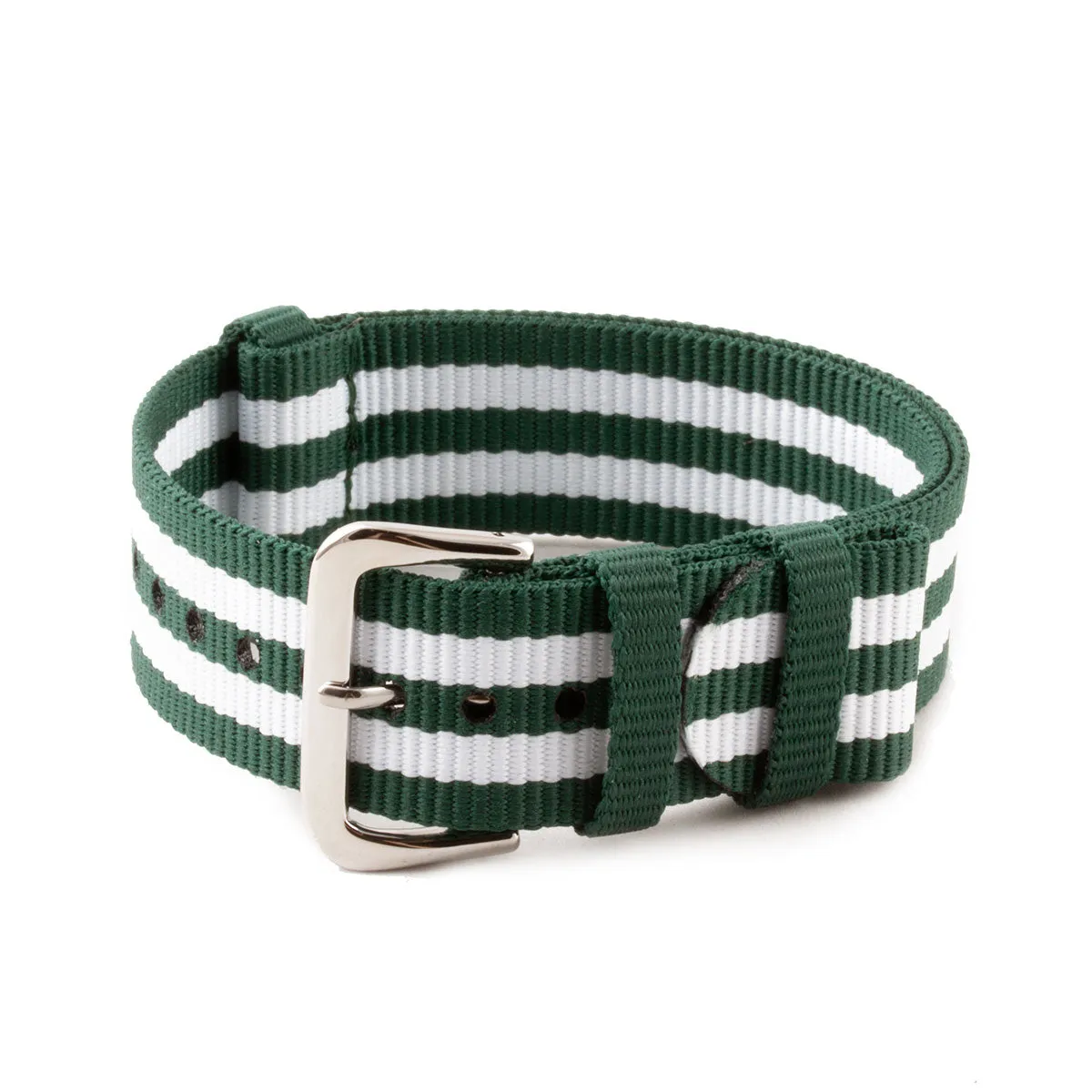 Natocean - Recycled-nylon nato strap (black, grey, white, beige, blue, brown, green, orange, yellow)