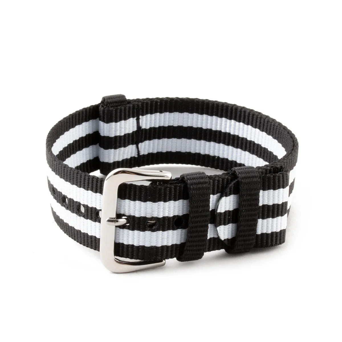 Natocean - Recycled-nylon nato strap (black, grey, white, beige, blue, brown, green, orange, yellow)