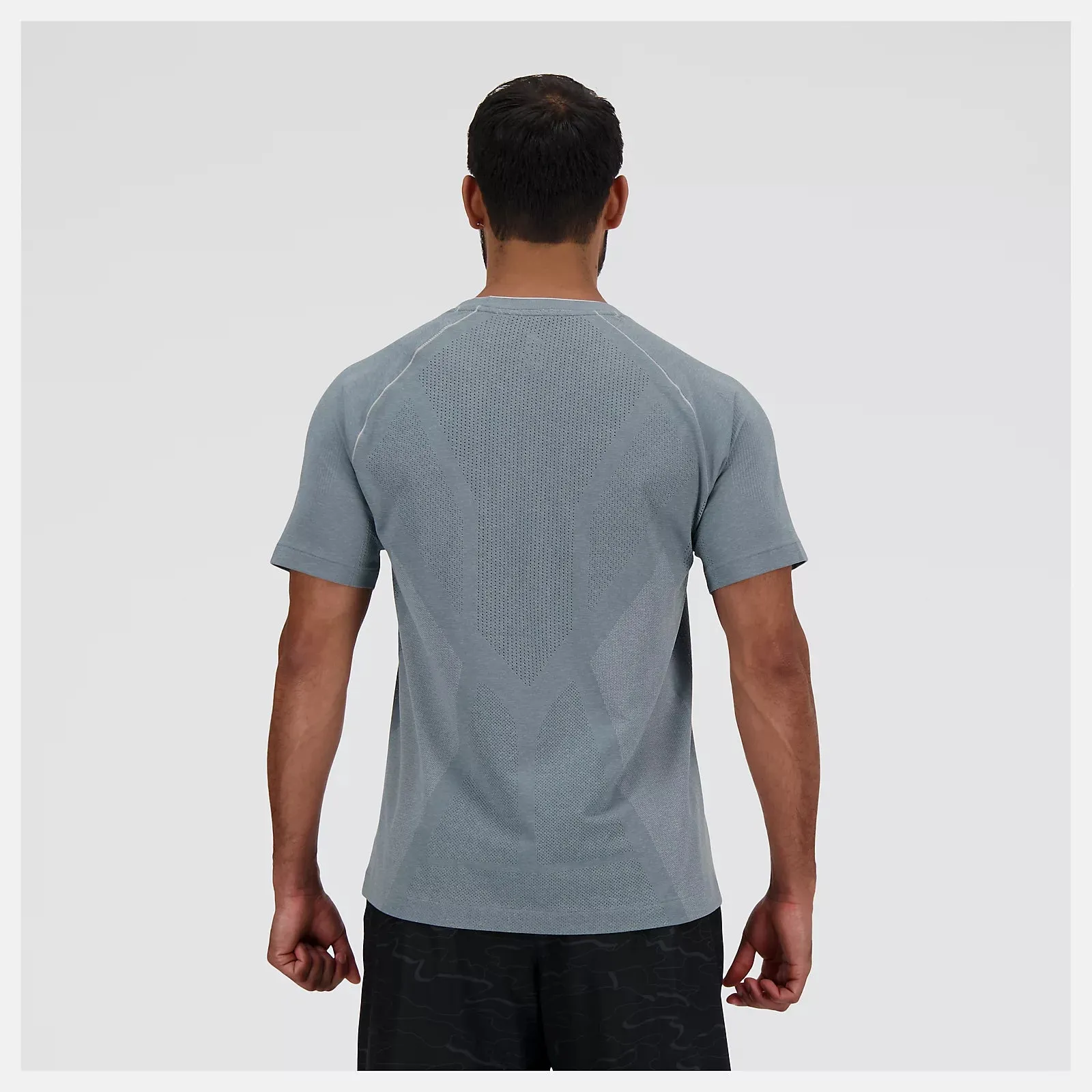 New Balance Knit T-Shirt - Athletic Grey - MEN New Balance