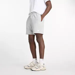 NEW BALANCE MEN'S ESSENTIALS FRENCH TERRY GREY SHORT