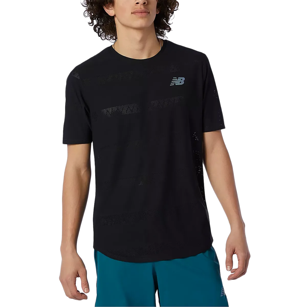 New Balance Men's Q Speed Jacquard Short Sleeve