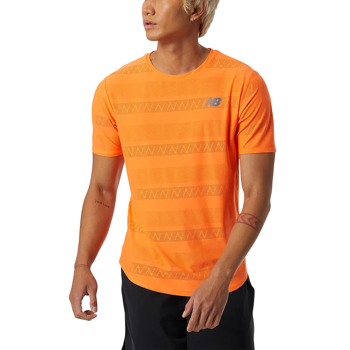 New Balance Men's Q Speed Jacquard Short Sleeve