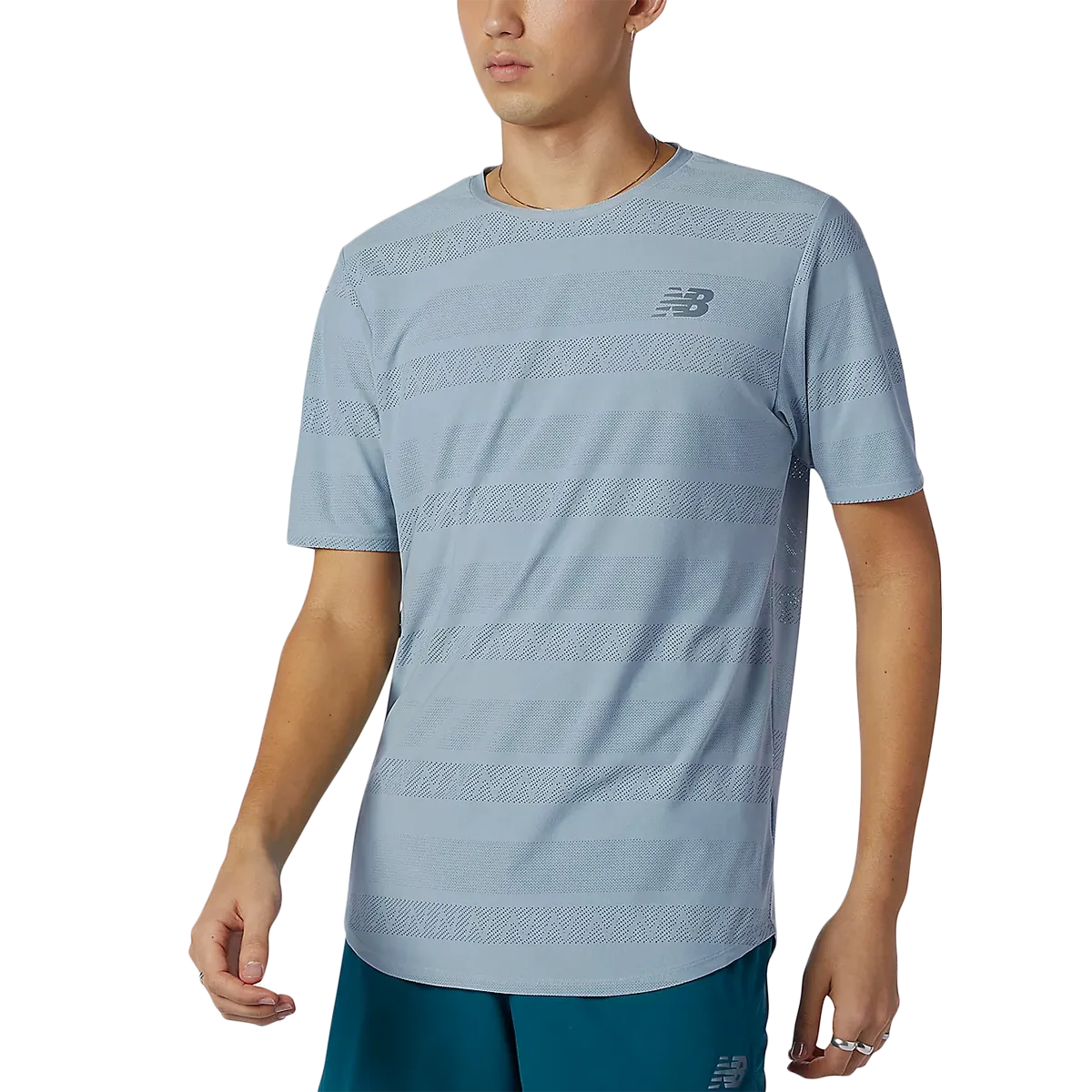 New Balance Men's Q Speed Jacquard Short Sleeve