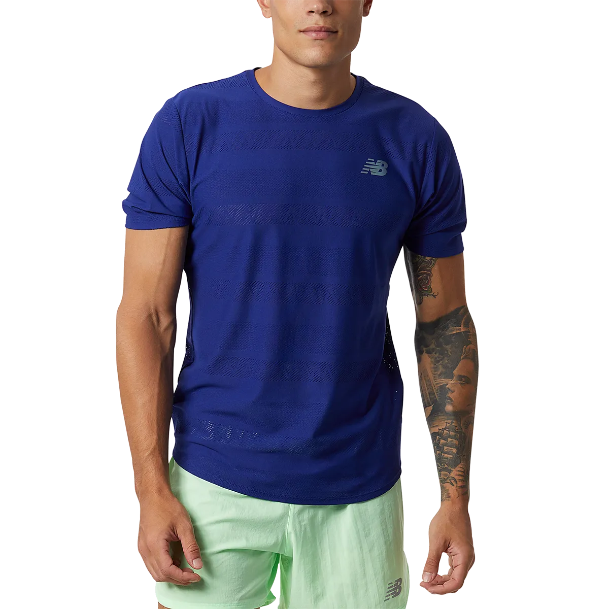 New Balance Men's Q Speed Jacquard Short Sleeve