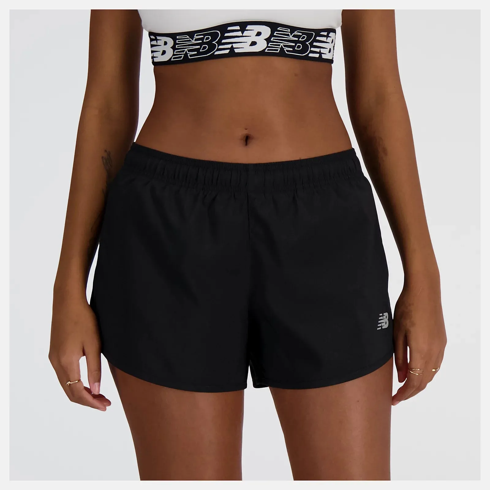 New Balance Sport Essentials Short 3" - Black - WOMEN (WS41226) New Balance