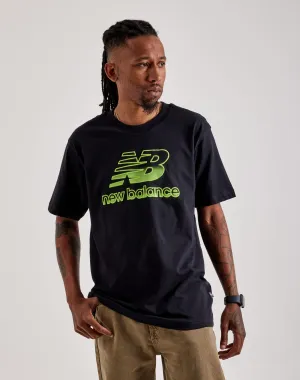 New Balance Stacked Logo Tee