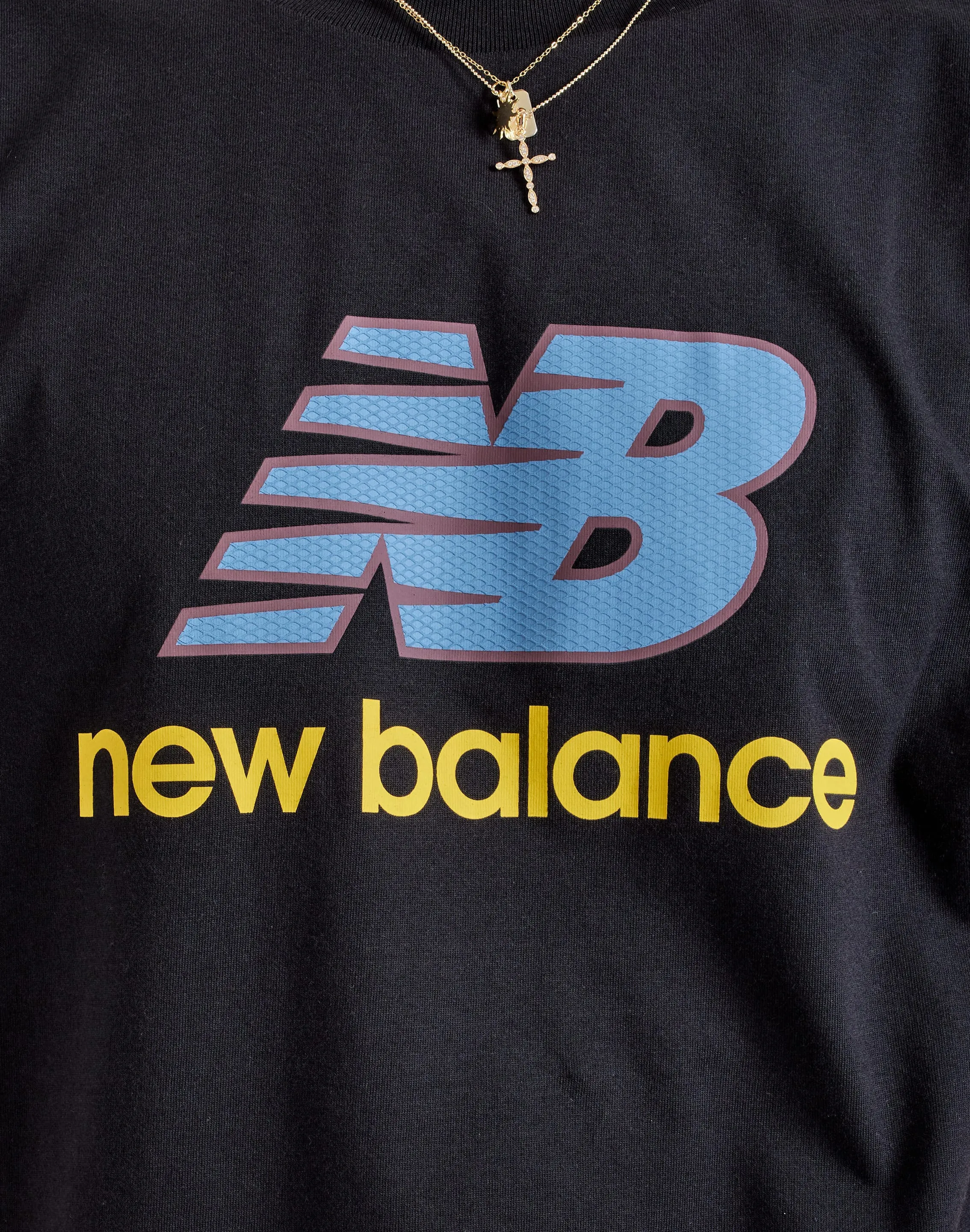 New Balance Stacked Logo Tee