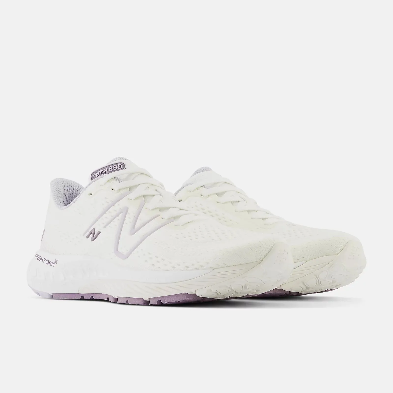 New Balance Women's Fresh Foam X 880v13 Wide- Sea Salt/Grey Violet (W880G13) New Balance