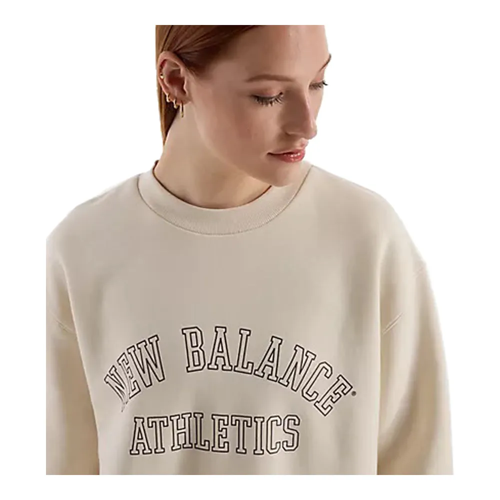 New Balance Women's Graphic Fleece Crew New Balance