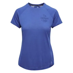 New Balance - Women's Printed Impact Run Short Sleeve T-Shirt (WT21263 MBH)