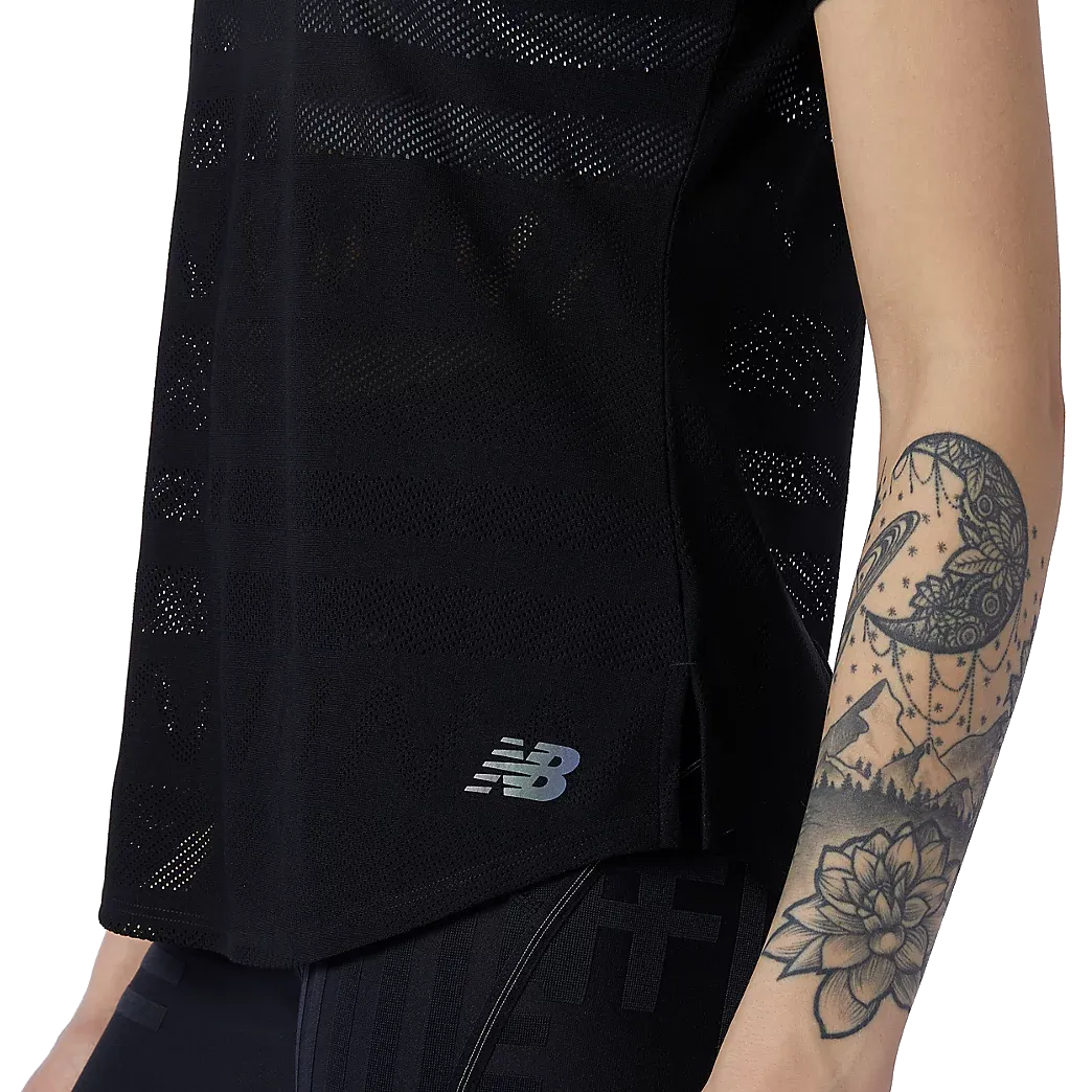 New Balance Women's Q Speed Jacquard Short Sleeve