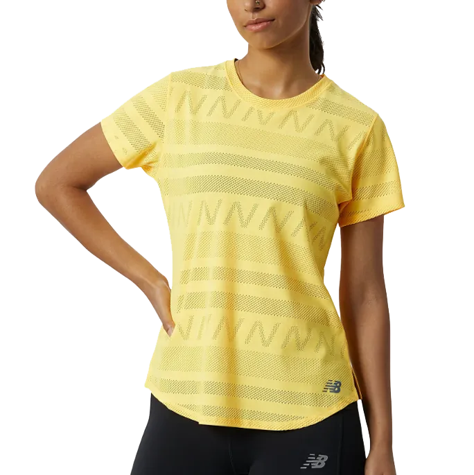New Balance Women's Q Speed Jacquard Short Sleeve