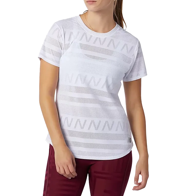 New Balance Women's Q Speed Jacquard Short Sleeve