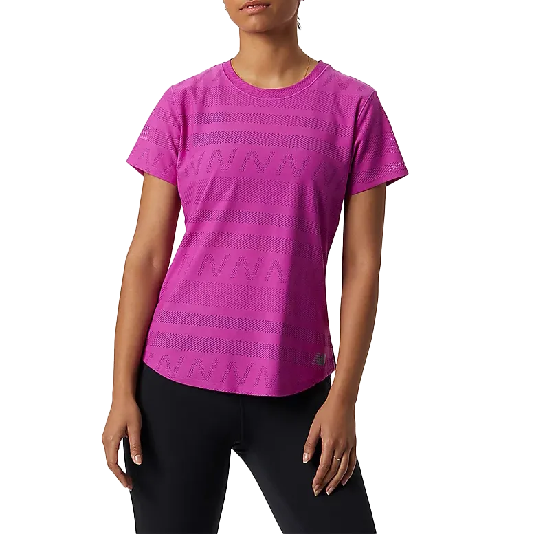 New Balance Women's Q Speed Jacquard Short Sleeve