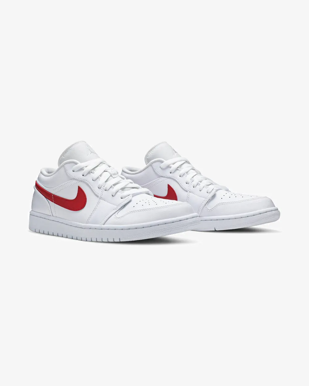 NIKE AIR JORDAN1 LOW WHITE UNIVERSITY RED (NEW)