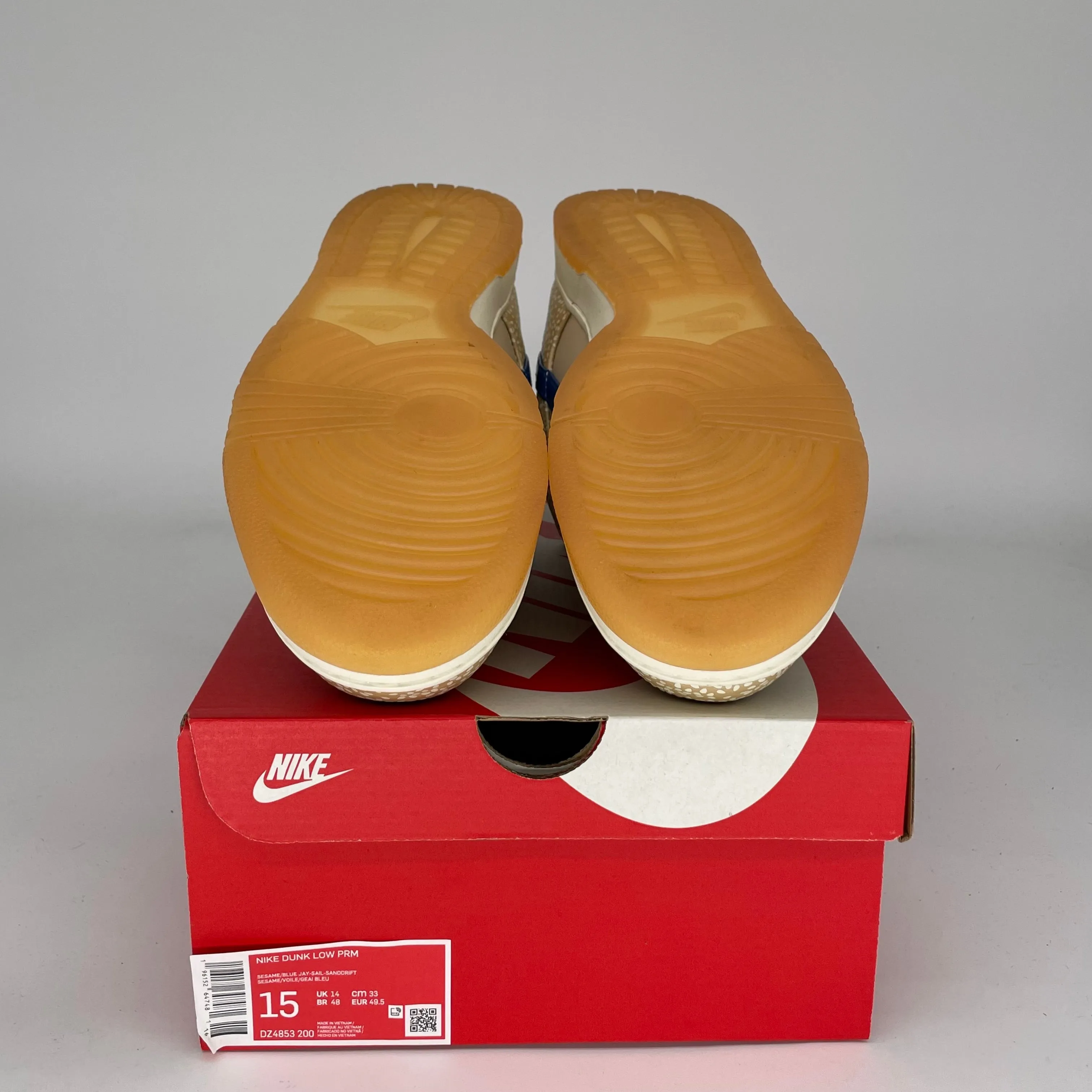 NIKE DUNK LOW MONTREAL BAGEL SESAME SIZE 15 DZ4853-200