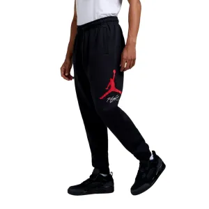 Nike Essential Fleece Baseline Pants Black/Gym Red  FD7345-013 Men's