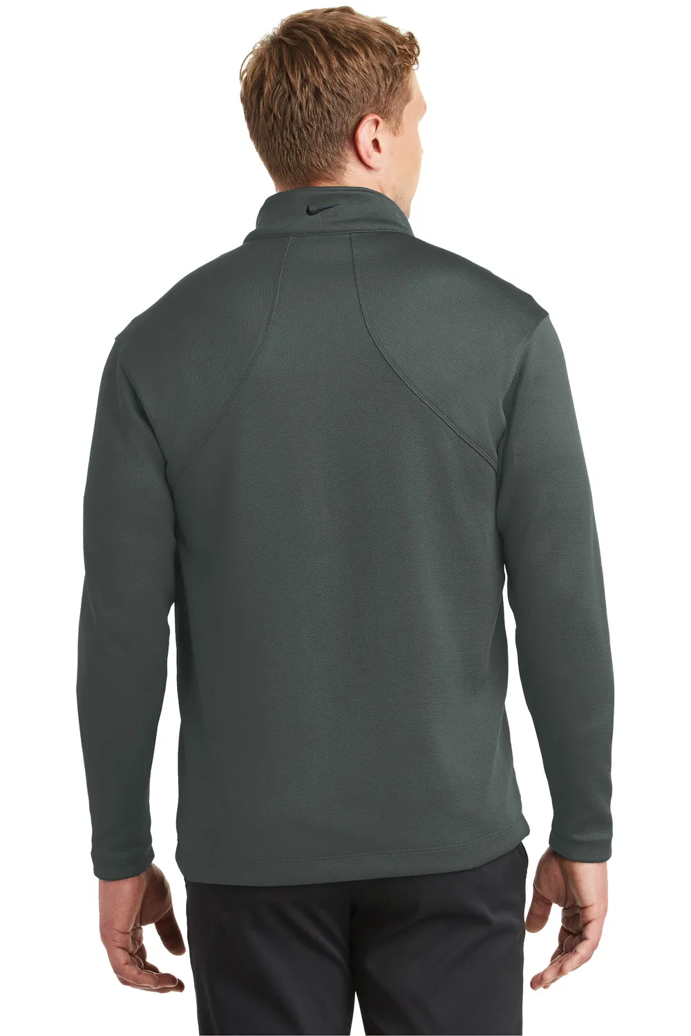 Nike Mens 1/4 Zip Sweatshirt - Anthracite Grey  Best hot sale Clothing Nike