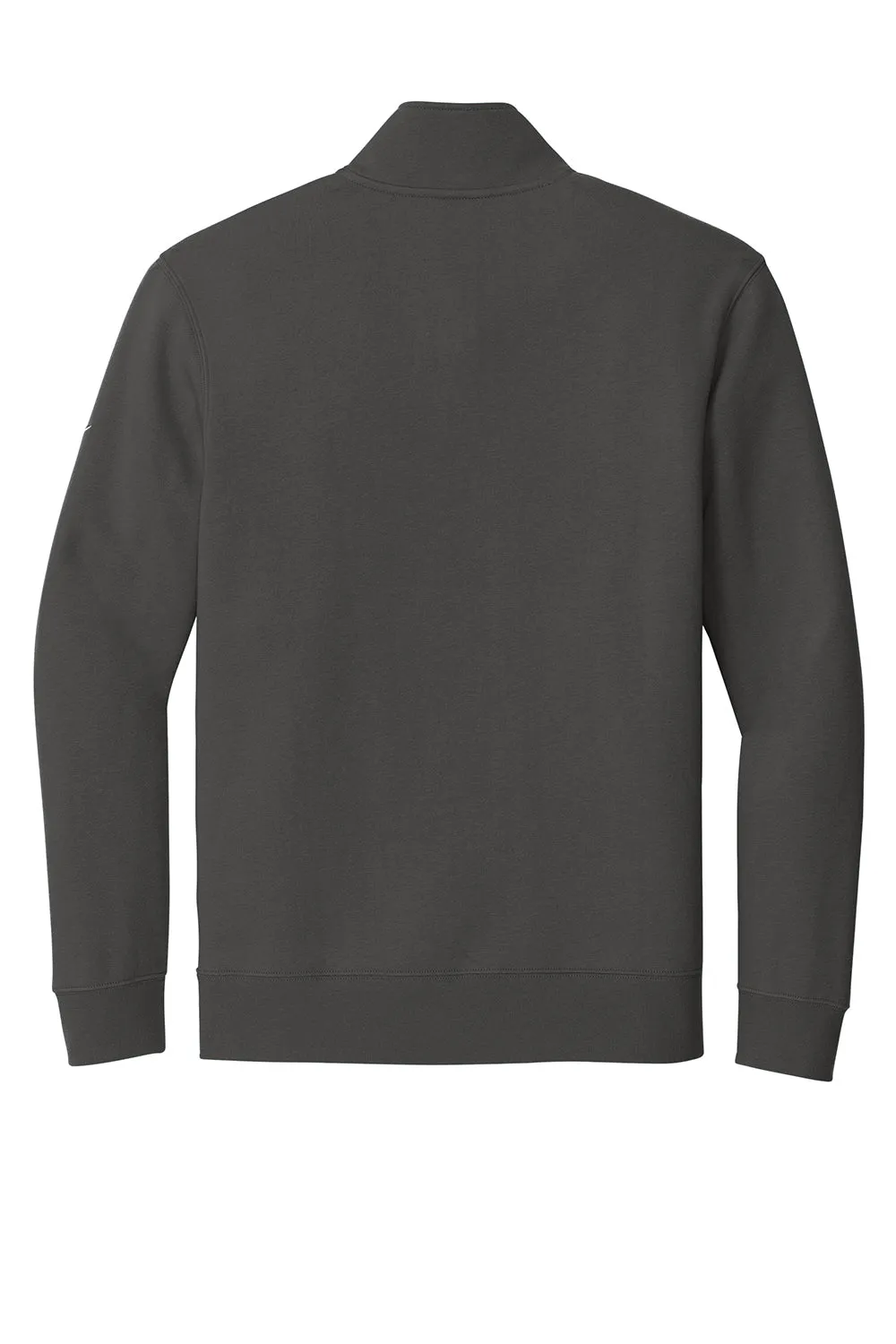 Nike Mens Club Fleece 1/4 Zip Sweatshirt w/ Pockets - Anthracite Grey