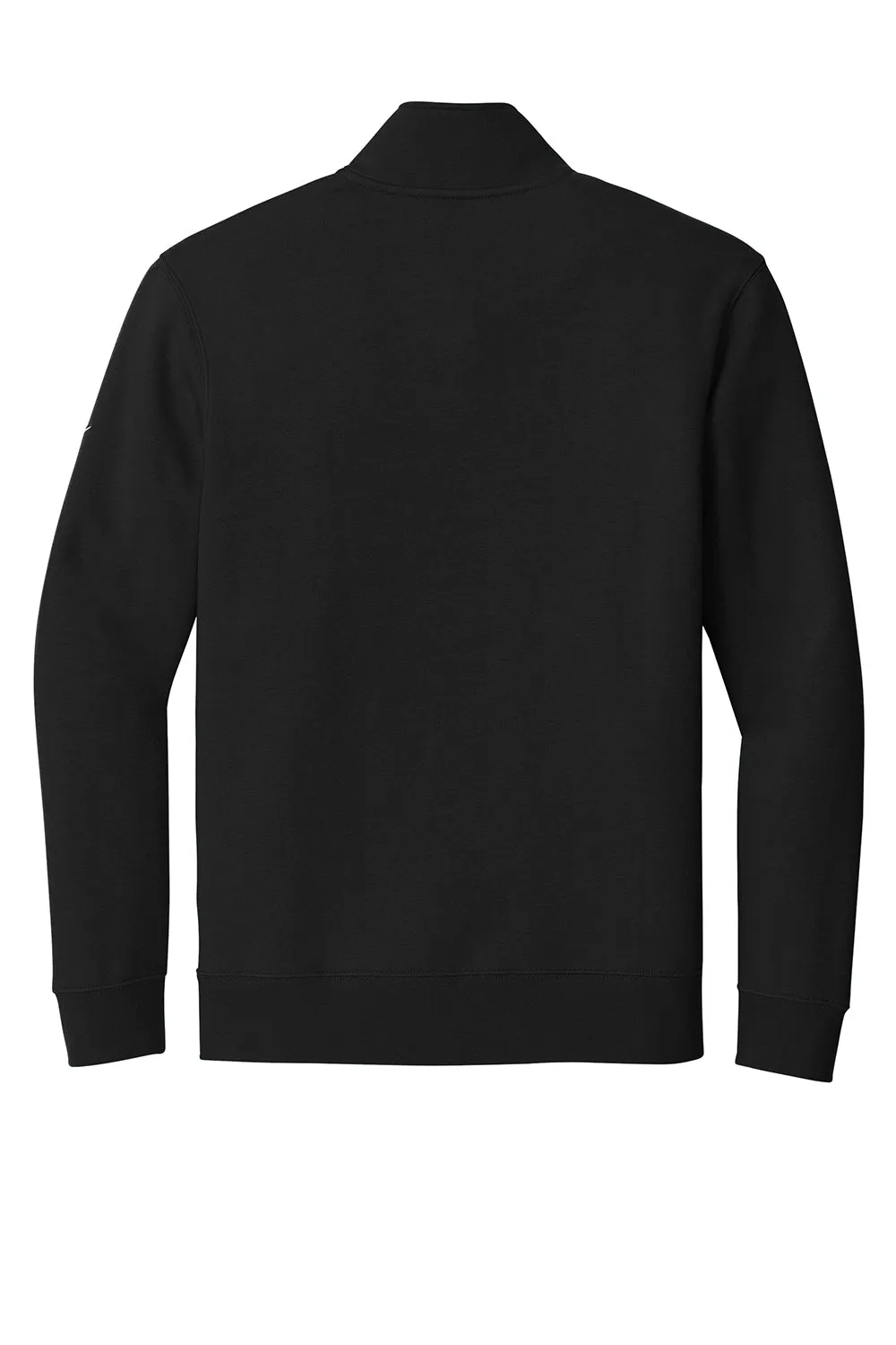 Nike Mens Club Fleece 1/4 Zip Sweatshirt w/ Pockets - Black