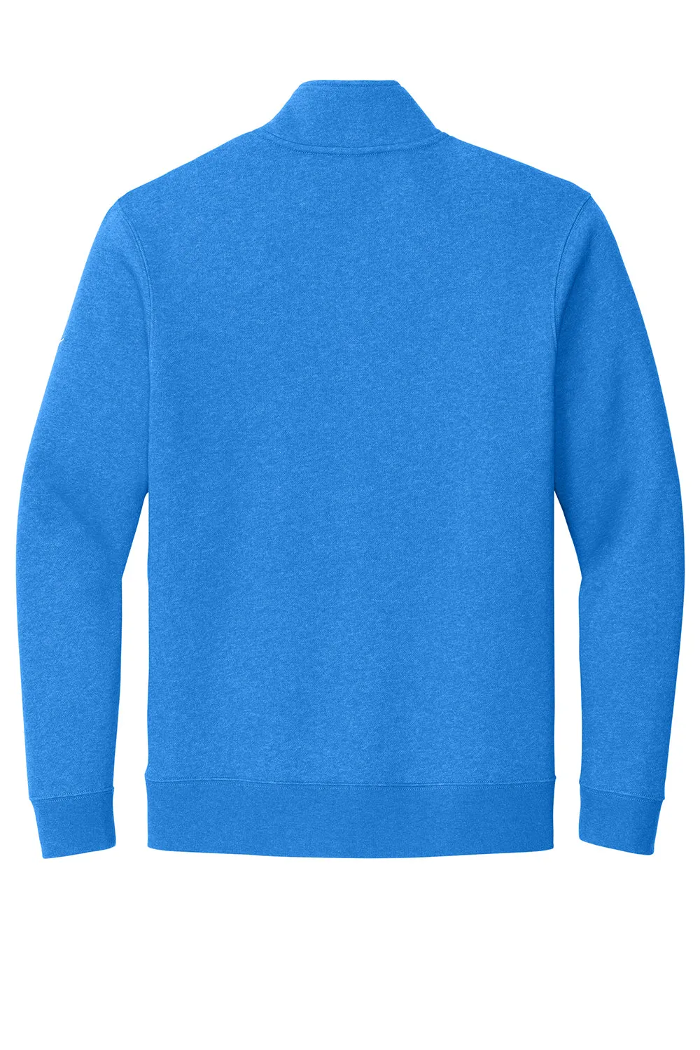 Nike Mens Club Fleece 1/4 Zip Sweatshirt w/ Pockets - Heather Light Royal Blue