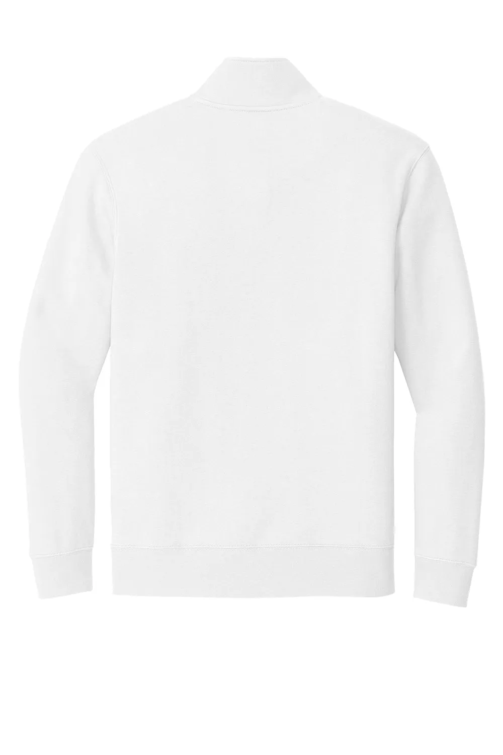 Nike Mens Club Fleece 1/4 Zip Sweatshirt w/ Pockets - White